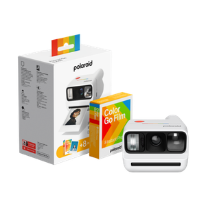Polaroid Go Generation 3 Instant Camera + Color Film Bundle White Product Image