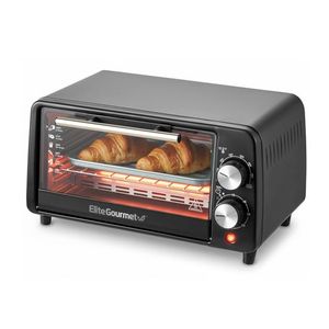 4-Slice 9L Electric Toaster Oven Black Product Image
