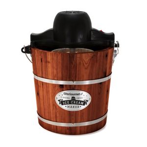 4qt Old Fashioned Electric Ice Cream Maker Appalachian Walnut Product Image
