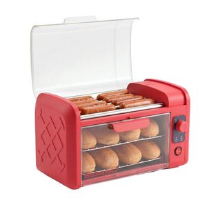 Hot Dog Roller & Toaster Oven Red Product Image