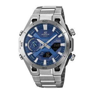 Edifice Sospensione Silver-Tone Stainless Steel Watch Blue Dial Product Image