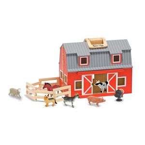 Fold and Go Barn w/ 7 Farm Animals Ages 3+Years Product Image