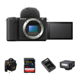 Sony ZV-E10 II MRRLS CAMR BLK/MINI FLSH KIT Product Image