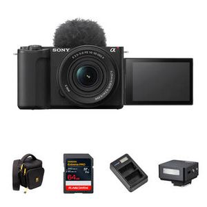 Sony ZV-E10 II CAM/16-50mm LNS BK/MINI FLSH Product Image
