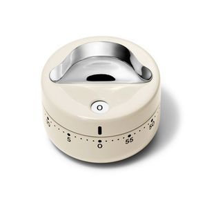Mechanical Kitchen Timer, Cream Product Image
