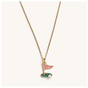 Gold 18th Hole Necklace Product Image