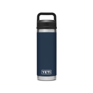 YETI Rambler 18oz Water Bottle with Chug Cap Navy Product Image