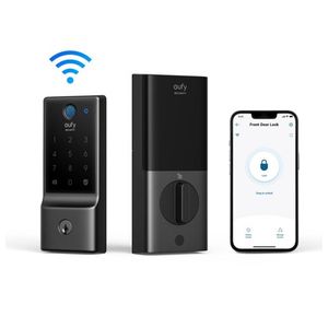 C220 Fingerprint Keyless Entry Smart Lock Black Satin Product Image