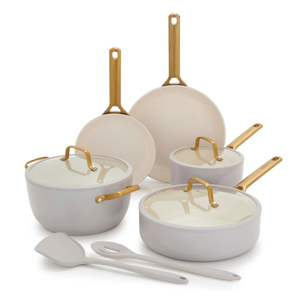 GreenPan Reserve Pro Ceramic Nonstick 10-Piece Cookware Set Oyster Product Image