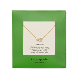 kate spade Dear Bestie Carded Pendant Gold Product Image