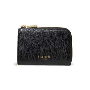 kate spade Mini Zip Card Case Black Product Image