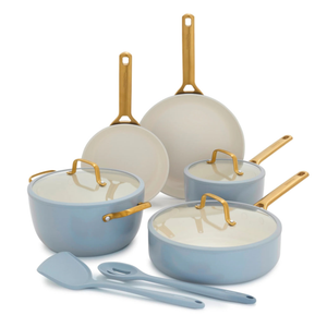 GreenPan Reserve Pro Ceramic Nonstick 10-Piece Cookware Set Glacier Product Image
