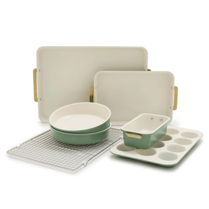 GreenPan Reserve Bakeware 7-Piece Set Sage Product Image