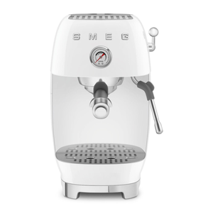 SMEG Manual Espresso & Cold Brew Coffee Machine White Product Image