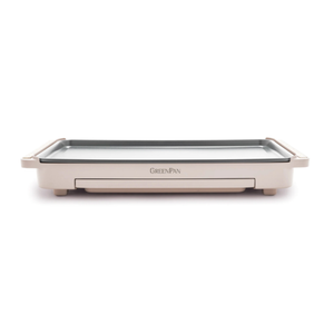 GreenPan Advanced Griddle with Warming Drawer Clay Product Image