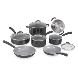 Cuisinart Ceramica XT Nonstick 11-Piece Cookware Set Black Product Image
