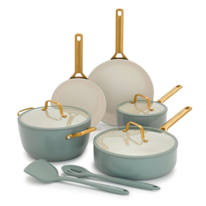 GreenPan Reserve Pro Ceramic Nonstick 10-Piece Cookware Set Moss Product Image