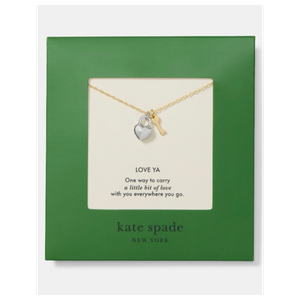 kate spade Love Ya Carded Pendant Gold/Silver Product Image