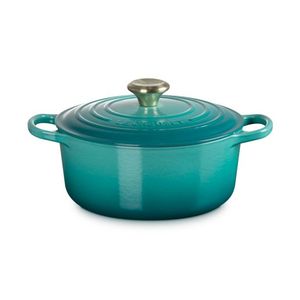 4.5qt Signature Cast Iron Round Dutch Oven, Riviera Product Image