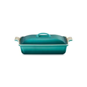 4qt Heritage Stoneware Covered Rectangular Casserole, Riviera Product Image