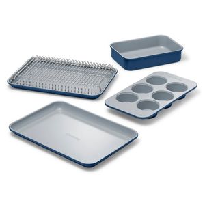 Mini Bakeware Set w/ Storage Organizer Navy Product Image