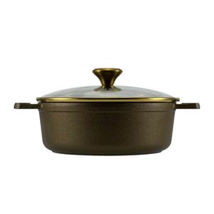 2qt Refined Collection Cast Iron Dutch Oven Saucepan w/ Glass Lid Product Image