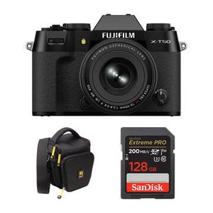 FUJIFILM X-T50 Mirrorless Camera with 16-50mm f/28 Product Image