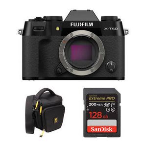 FUJIFILM X-T50 Mirrorless Camera with Basic Bundle Product Image