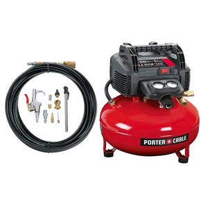 6 Gal 150 PSI Pancake Air Compressor w/ 13pc Accessory Kit Product Image