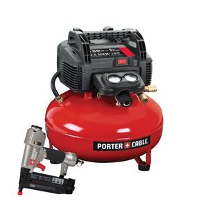 6 Gal 150 PSI Pancake Air Compressor & 18-Gauge Brad Nailer Combo Kit Product Image