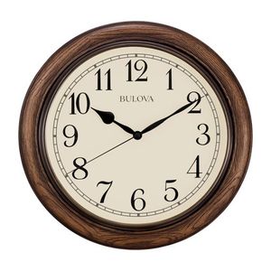 Oakbrook Dark Oak Wall Clock Product Image