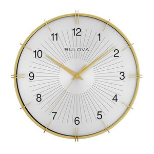 Citation Bronze Metal Sunburst Wall Clock Product Image