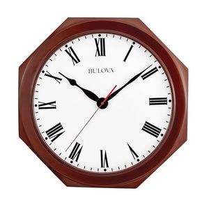 The Capitol Octagan Mahagony Wall Clock Product Image