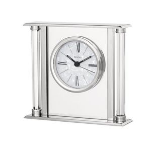 The Pearl Silver Mantle Clock Product Image