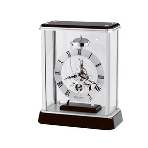 Vantage Skeleton Wood Table Clock Product Image