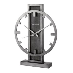Silver Streak Table Clock Product Image