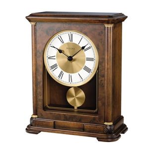 Vanderbilt Chiming Walnut Clock w/ Pendulum Product Image