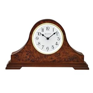 Chandler Hardwood Lighted Mantel Clock Product Image