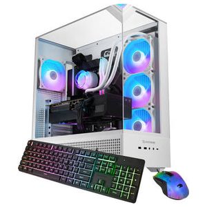 iBUYPOWER Element Gaming Desktop Computer (White) Product Image