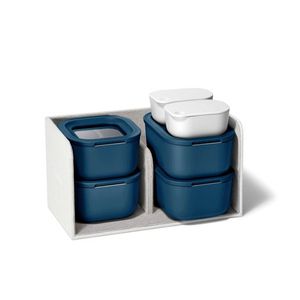 Mini Food Storage Set w/ Storage Organizer Navy Product Image