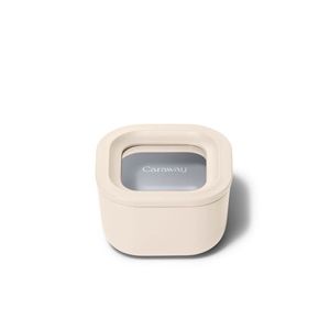 Mini Square Container w/ Lid Cream Product Image