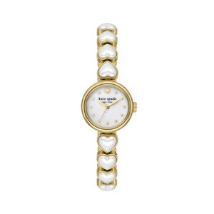 Ladies Monroe Heart Pearl Bracelet Watch White Mother-of-Pearl Dial Product Image