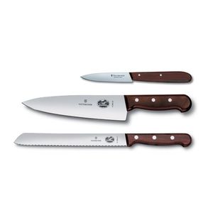 Wood 3pc Kitchen Knife Set Product Image