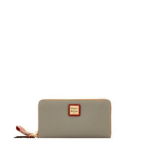 Pebble Grain Large Zip Around Wristlet Product Image