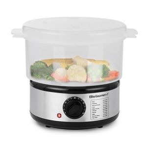 2.5qt 1-Tier Compact Stainless Steel Food Steamer Product Image