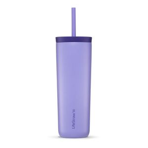 LifeStraw Go Series 18oz Stainless Steel Tumbler Thistle Purple Product Image