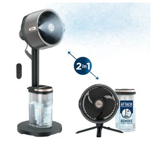 FlexBreeze Pro Mist Indoor & Outdoor Pedestal & Table Fan w/ Water Tank Product Image