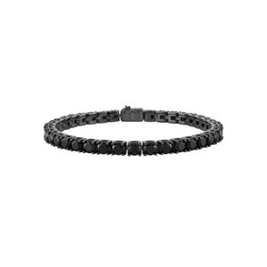Classic 5mm Black Spinel Tennis Bracelet 8.5" Product Image