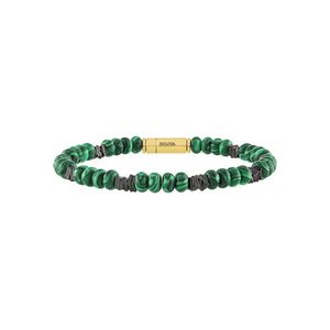 Classic Green Malachite Beaded Bracelet 8.5" Product Image