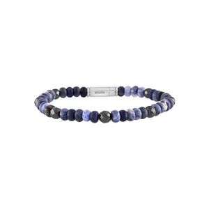 Classic Varying Blue Sodalite Beaded Bracelet 8.5" Product Image